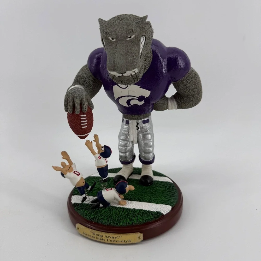Kansas State University Willie the Wildcat Bobblehead Figurine Limited Ed 2004